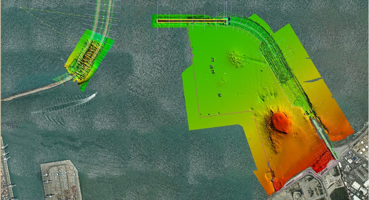 Bathymetry and drone survey